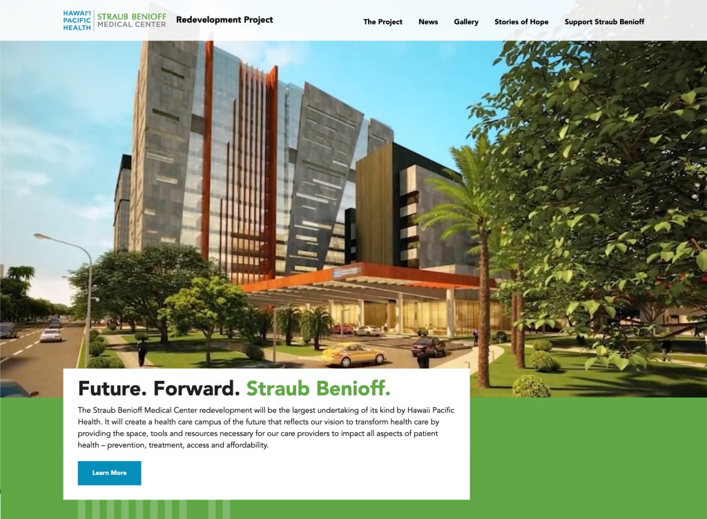 Straub Redevelopment Project Website&nbsp;Design