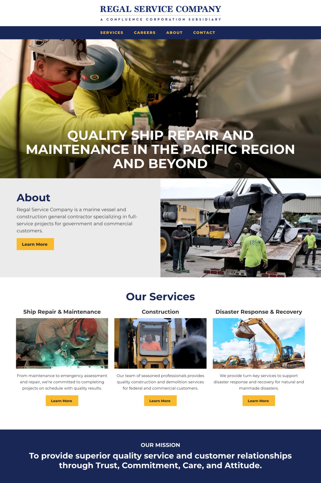Regal Service Company Website&nbsp;Design